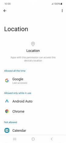 Press the required app.