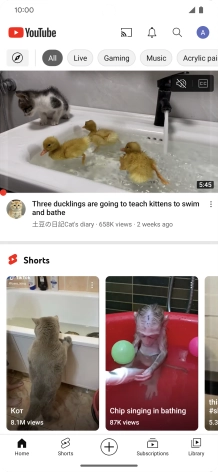 Press the upload icon.