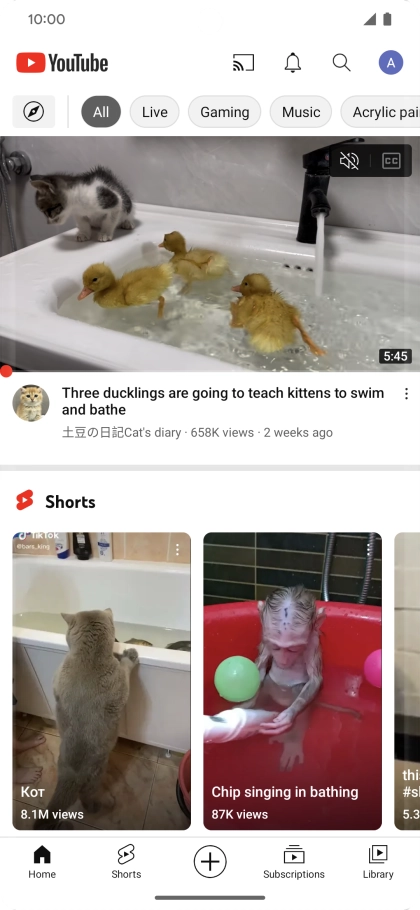 Press the upload icon.