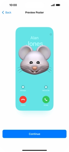 Press Continue. Press Continue.