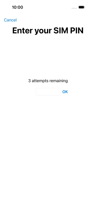 If your SIM is locked, key in your PIN and press OK. If your SIM is locked, key in your PIN and press OK.