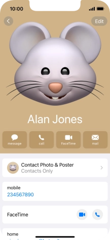 Slide your finger upwards starting from the bottom of the screen to return to the home screen.