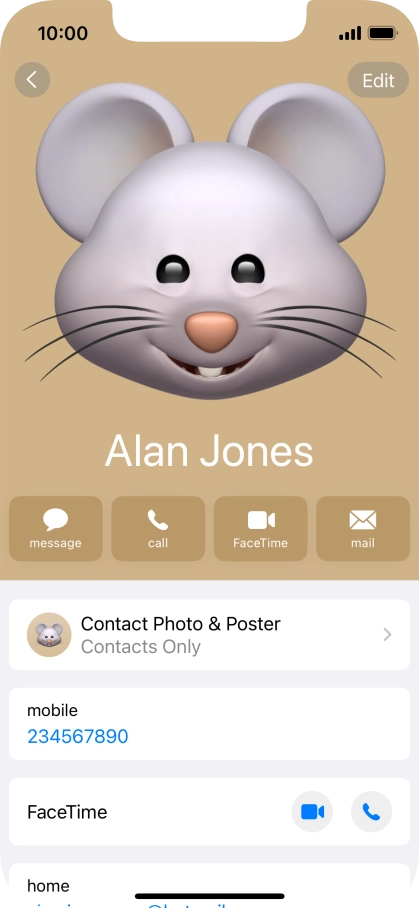 Slide your finger upwards starting from the bottom of the screen to return to the home screen.