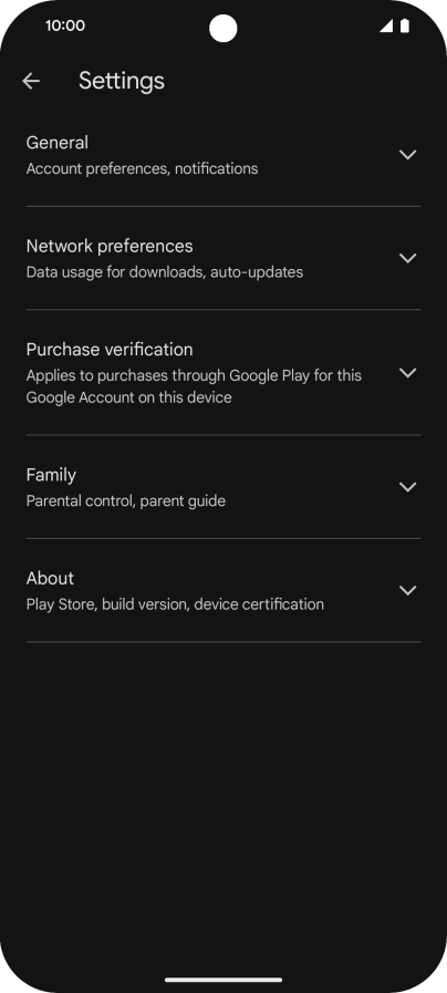 Press Network preferences.