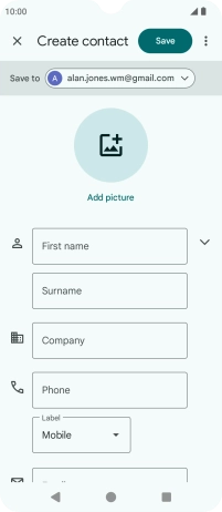 Press the drop down list next to 