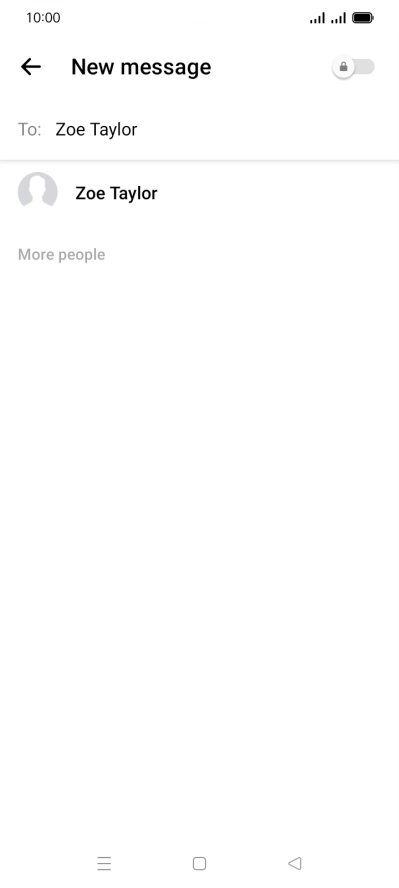 Press the required contact.