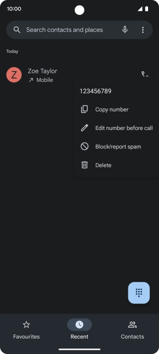 Press Block/report spam.