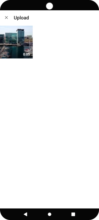 Press the required video clip.