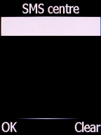 Key in +447785016005 and press the Left selection key.