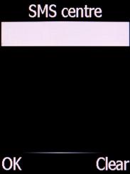 Key in +447785016005 and press the Left selection key.