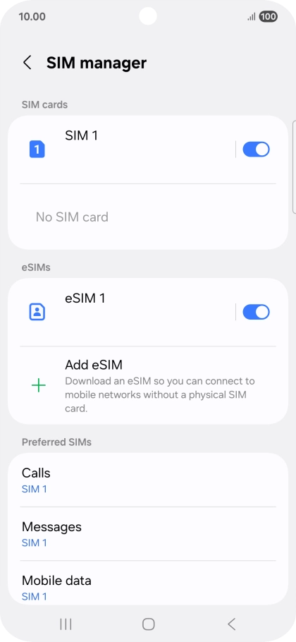 Press the Home key to return to the home screen.
