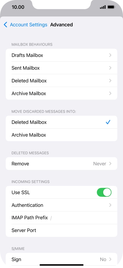Press Authentication.