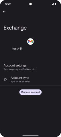 Press Account settings. Press Account settings.