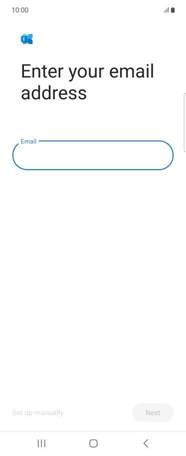 Press the field below 