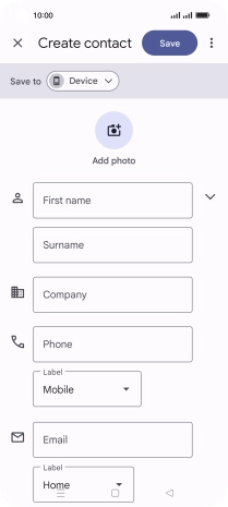 Press the drop down list next to 
