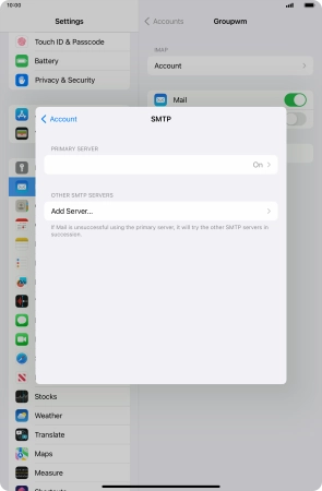 Press the field below 