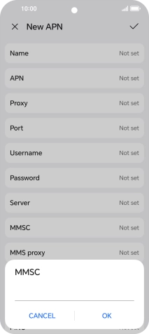 Key in http://mms.vodafone.co.uk/servlets/mms and press OK.