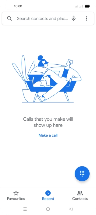 Press the menu icon. Press the menu icon.
