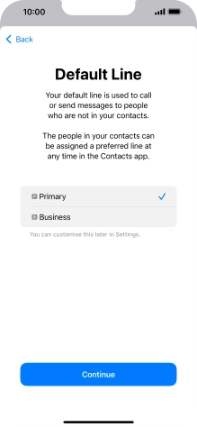 Press Continue. Press Continue.