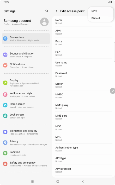 Press Save. Press Save.