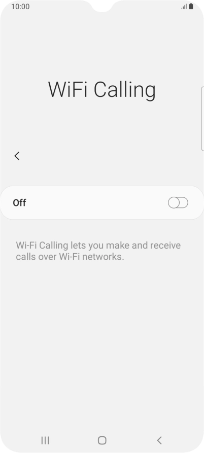 Press the indicator to turn the function on or off.