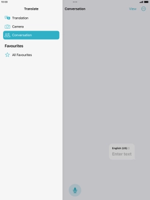 Press anywhere on the screen.