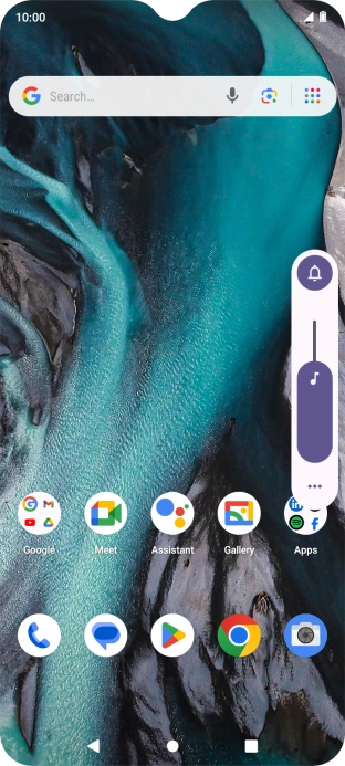 Press the sound mode icon. Press the sound mode icon.
