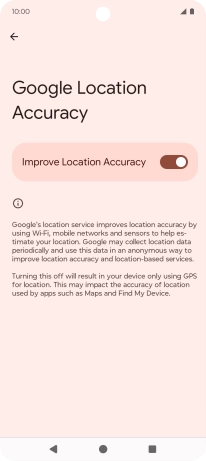 If you press the indicator next to 