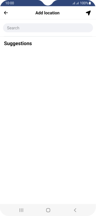 Press the search field and key in the required search word. Press the search field and key in the required search word.