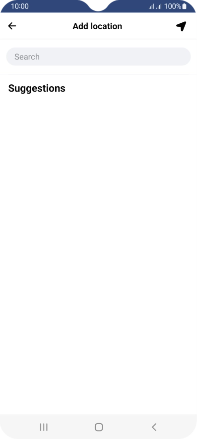 Press the search field and key in the required search word. Press the search field and key in the required search word.