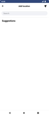 Press the search field and key in the required search word.