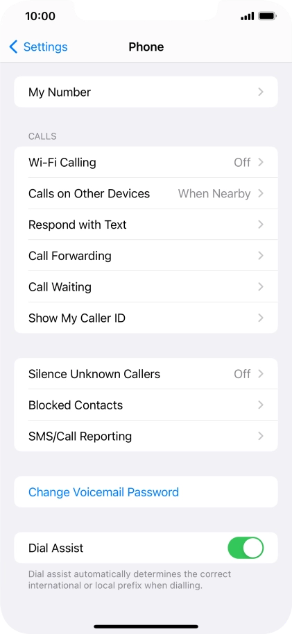 Press Silence Unknown Callers.