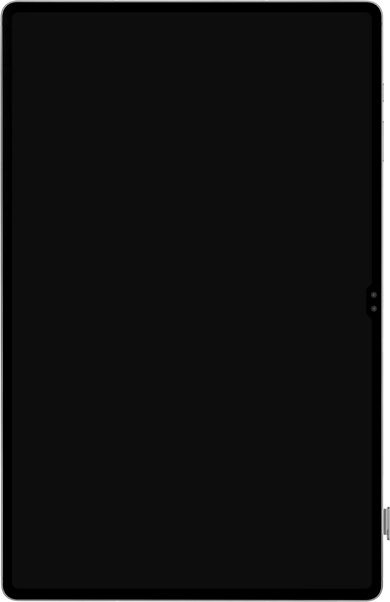 Remove the card holder from your tablet.