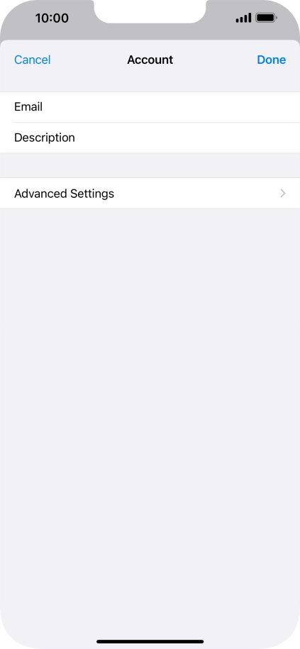 Press Advanced Settings.