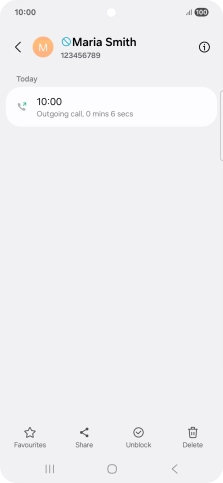 Press the Home key to return to the home screen.