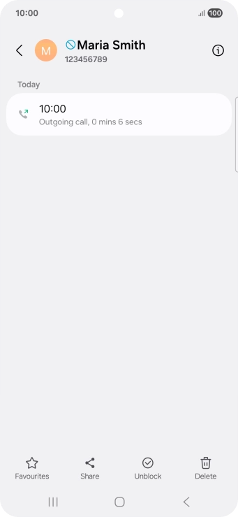 Press the Home key to return to the home screen.