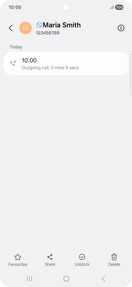 Press the Home key to return to the home screen.