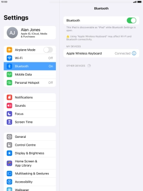 Press the Home key to return to the home screen.