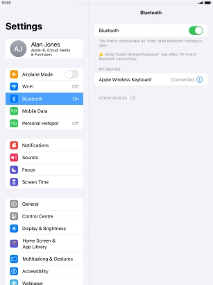 Press the Home key to return to the home screen.
