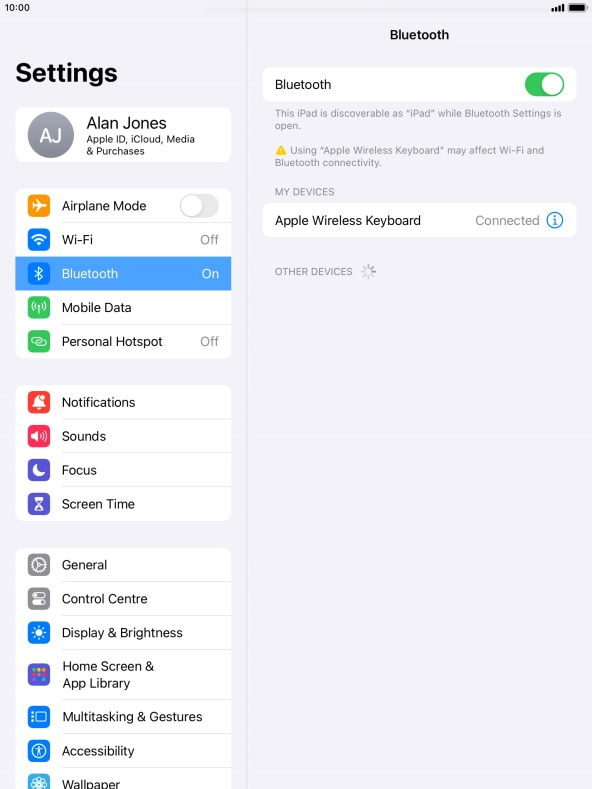 Press the Home key to return to the home screen.