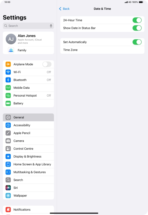 Slide your finger upwards starting from the bottom of the screen to return to the home screen.