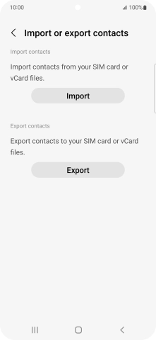 Press Import. Press Import.