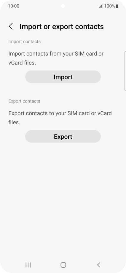 Press Import. Press Import.