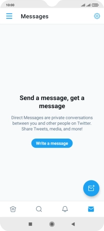 Press the new message icon.