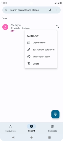 Press Block/report spam.