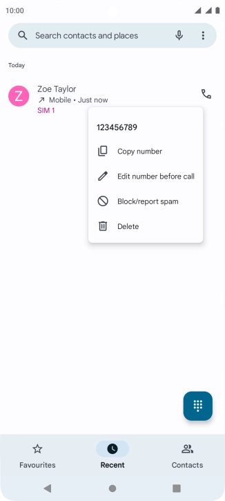 Press Block/report spam.