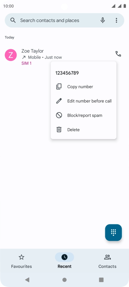 Press Block/report spam.