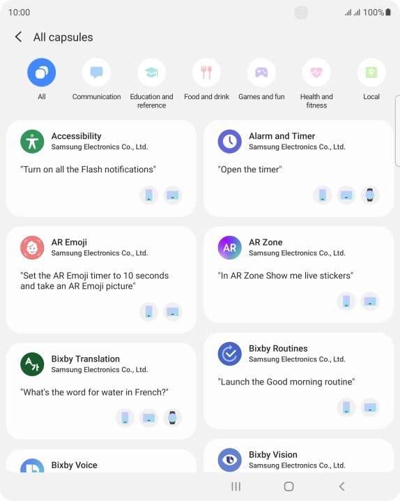 Press the Home key to return to the home screen.