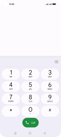 Press the Home key to return to the home screen.