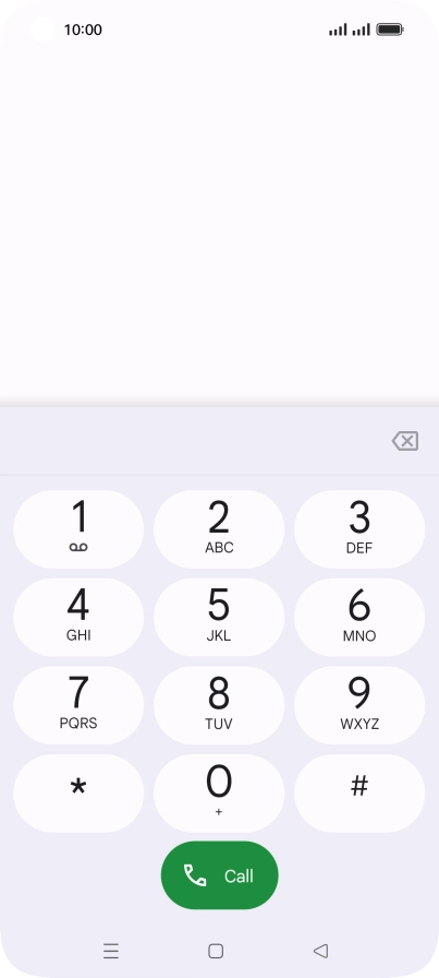 Press the Home key to return to the home screen.